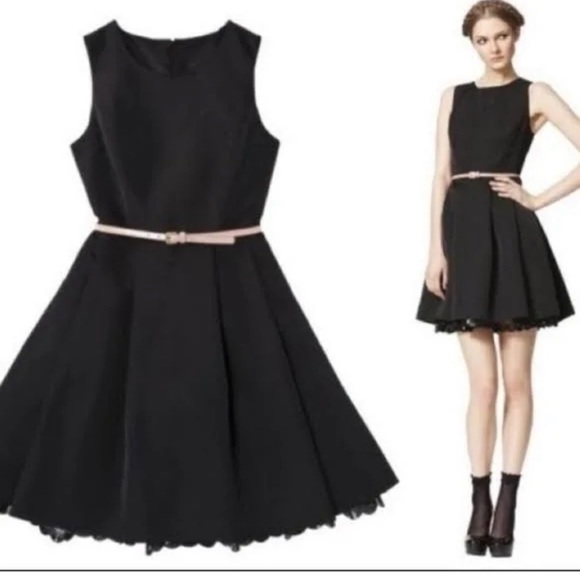 Jason Wu for Target Sleeveless Crew Neck A Line Black Dress - Picture 2 of 14